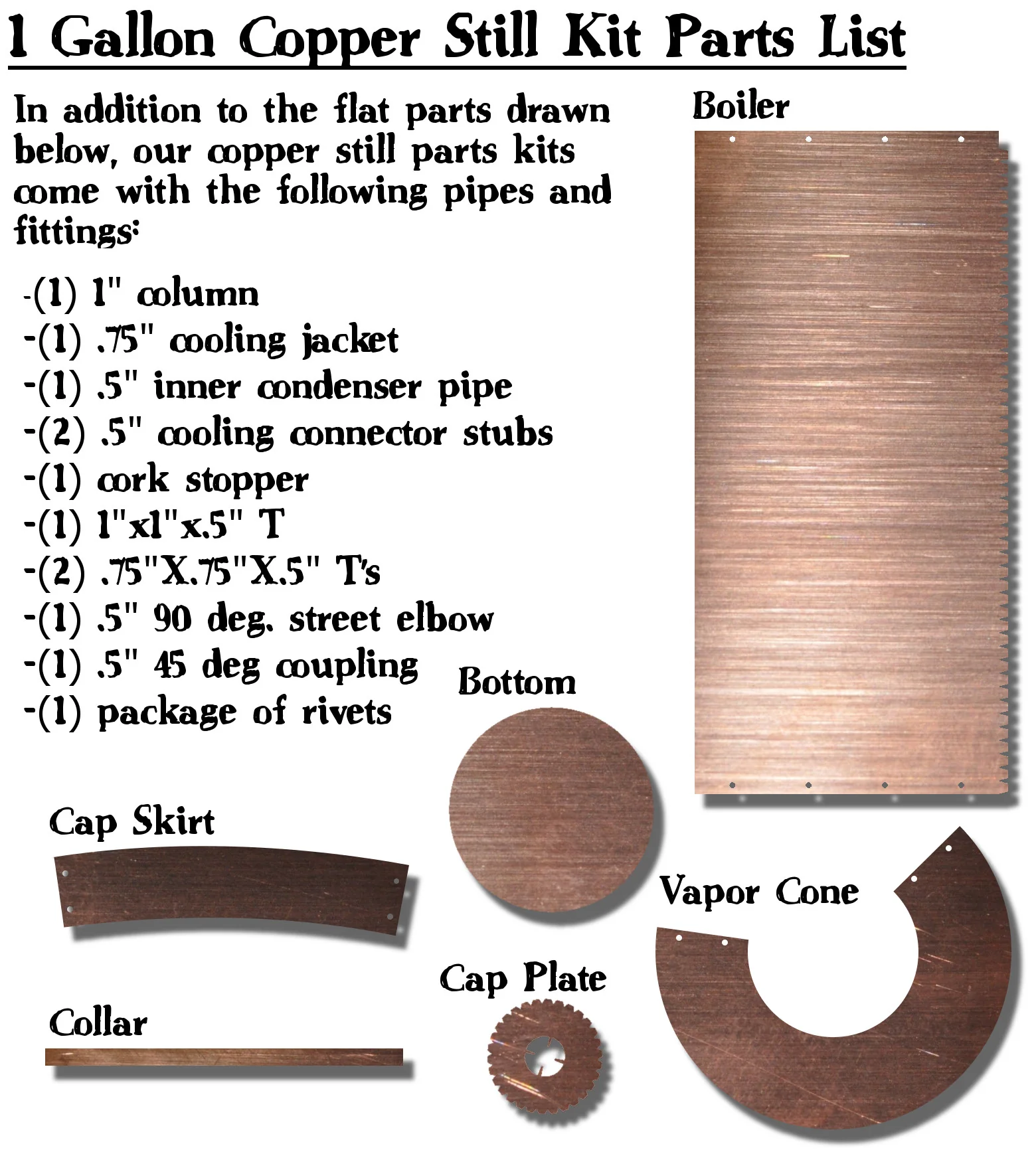 Copper Moonshine Pot Still Kit, 1 Gallon - Clawhammer Supply - Image 8