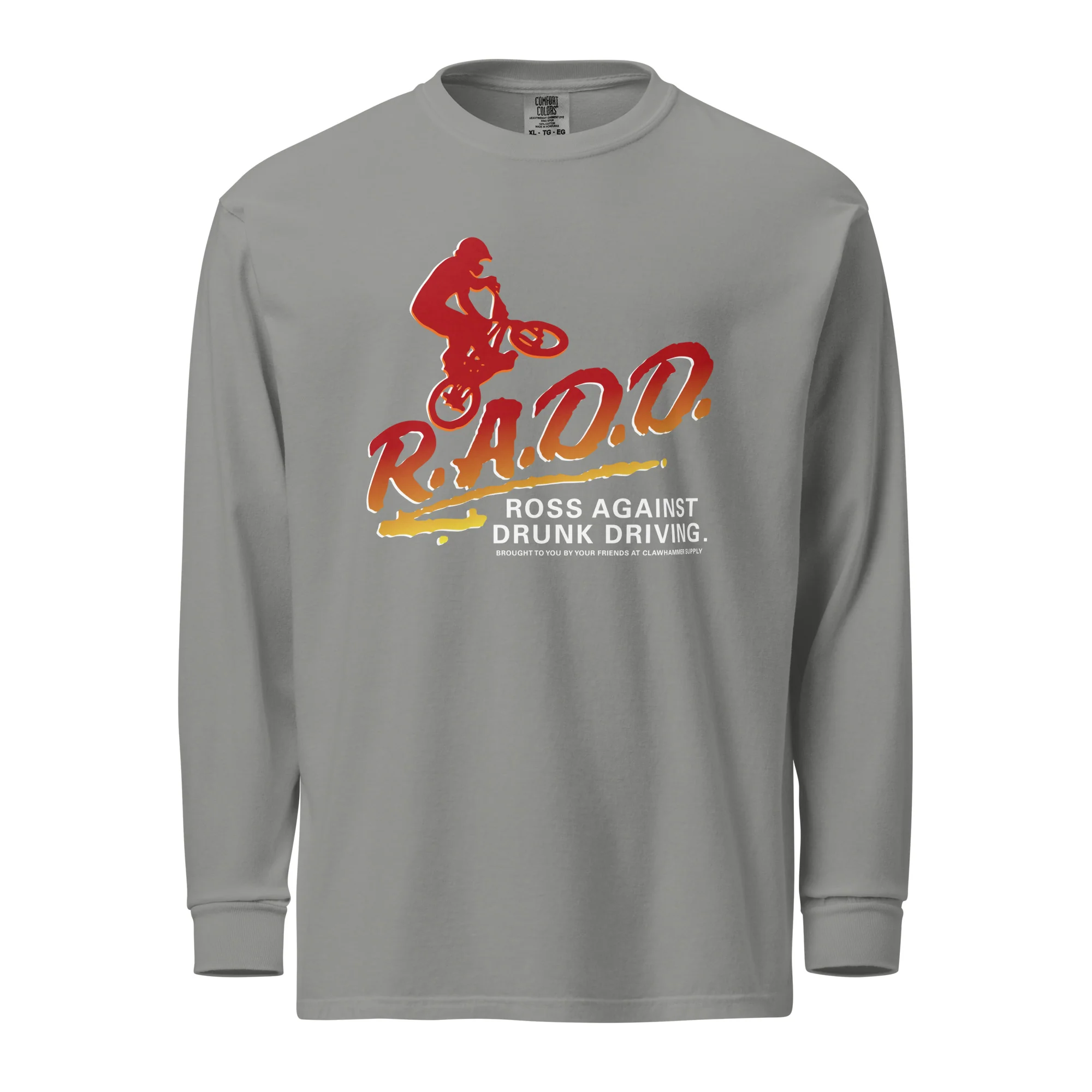 Ross Against Drunk Driving Graphic Long Sleeve T-Shirt - Image 4