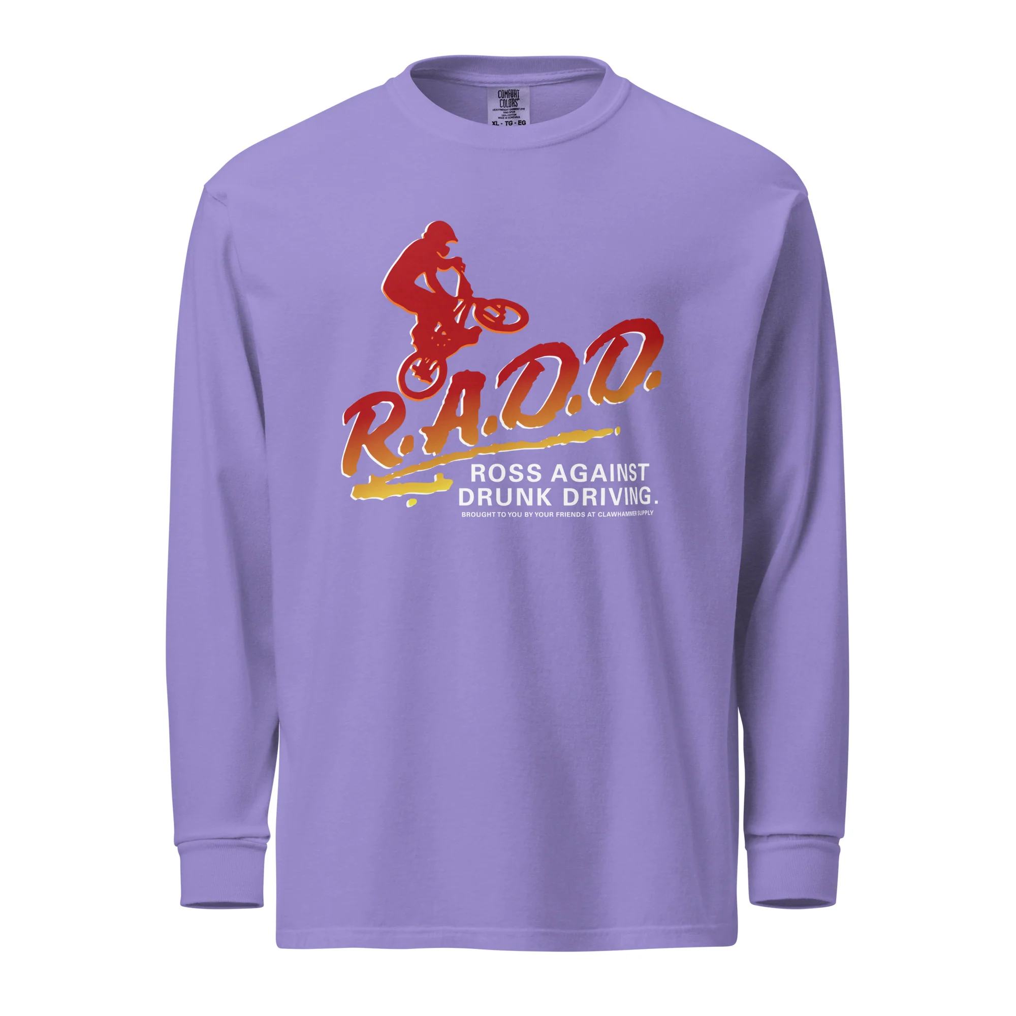 Ross Against Drunk Driving Graphic Long Sleeve T-Shirt - Image 5